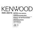 Cover page of KENWOOD KDC-2021S Owner's Manual