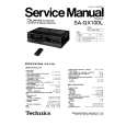 Cover page of TECHNICS SA-GX100L Service Manual