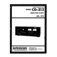 Cover page of MARANTZ CD312 Service Manual