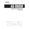 Cover page of TEAC AGD8850 Owner's Manual