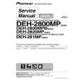 Cover page of PIONEER DEH-2820MP/X1P/EW5 Service Manual