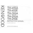 Cover page of KENWOOD TH-315A Owner's Manual