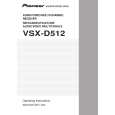 Cover page of PIONEER VSX-D512-S/MVXJI Owner's Manual