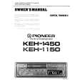 Cover page of PIONEER KEH1150 Owner's Manual