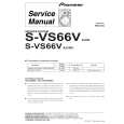Cover page of PIONEER S-VS66V/XJI/E Service Manual