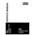 Cover page of NAD 501 Service Manual