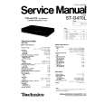 Cover page of TECHNICS STG470L Service Manual