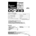 Cover page of PIONEER DC-Z83 Service Manual