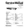 Cover page of TECHNICS STZ200 Service Manual