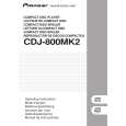 Cover page of PIONEER CDJ-800MK2 Owner's Manual