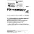 Cover page of PIONEER FXM2116ZSA UC Service Manual