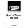 Cover page of PIONEER SX-580 Service Manual