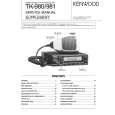Cover page of KENWOOD TK981 Service Manual