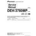Cover page of PIONEER DEH-3780MP Service Manual