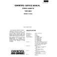 Cover page of ONKYO TA-R33 Service Manual