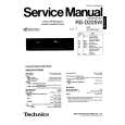 Cover page of TECHNICS RS-D225W Service Manual
