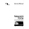 Cover page of NAKAMICHI 700II Service Manual