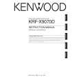 Cover page of KENWOOD KRFX9070D Owner's Manual