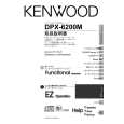 Cover page of KENWOOD DPX-6200M Owner's Manual