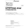 Cover page of PIONEER HTP702-SW Service Manual
