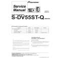 Cover page of PIONEER S-DV55ST-Q/XMD/EW Service Manual