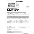 Cover page of PIONEER M-IS22 Service Manual