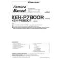 Cover page of PIONEER KEH-P7800REW Service Manual