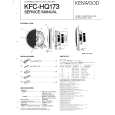 Cover page of KENWOOD KFCHQ173 Service Manual