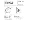 Cover page of KENWOOD KFC-W212 Owner's Manual