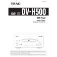 Cover page of TEAC DVH500 Owner's Manual