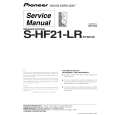 Cover page of PIONEER S-HF21-LR/XTW/UC Service Manual