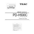 Cover page of TEAC PD-H500C Service Manual