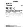 Cover page of PIONEER PLJ230 Service Manual