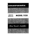 Cover page of MARANTZ MODEL 1120 Service Manual