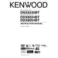 Cover page of KENWOOD DNX9240BT Owner's Manual
