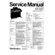 Cover page of TECHNICS SX-GX7 Service Manual