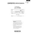 Cover page of ONKYO HTR500 Service Manual