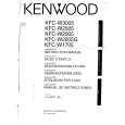 Cover page of KENWOOD KFC-W1705 Owner's Manual