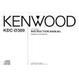 Cover page of KENWOOD KDC-D300 Owner's Manual
