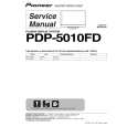 Cover page of PIONEER PDP-5010FD Service Manual