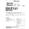 Cover page of PIONEER DV-F07 Service Manual