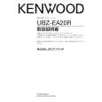 Cover page of KENWOOD UBZ-EA20R Owner's Manual