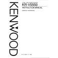 Cover page of KENWOOD KRV5550 Owner's Manual