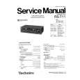 Cover page of TECHNICS RS-T11 Service Manual