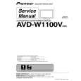Cover page of PIONEER AVD-W1100V/EW5 Service Manual