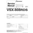 Cover page of PIONEER VSX808RDS Service Manual