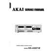 Cover page of AKAI HXA301W Service Manual