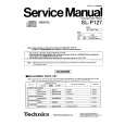Cover page of TECHNICS SL-P127 Service Manual