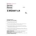 Cover page of PIONEER S-MS500T-LR/XMC Service Manual