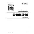 Cover page of TEAC X10/R Service Manual